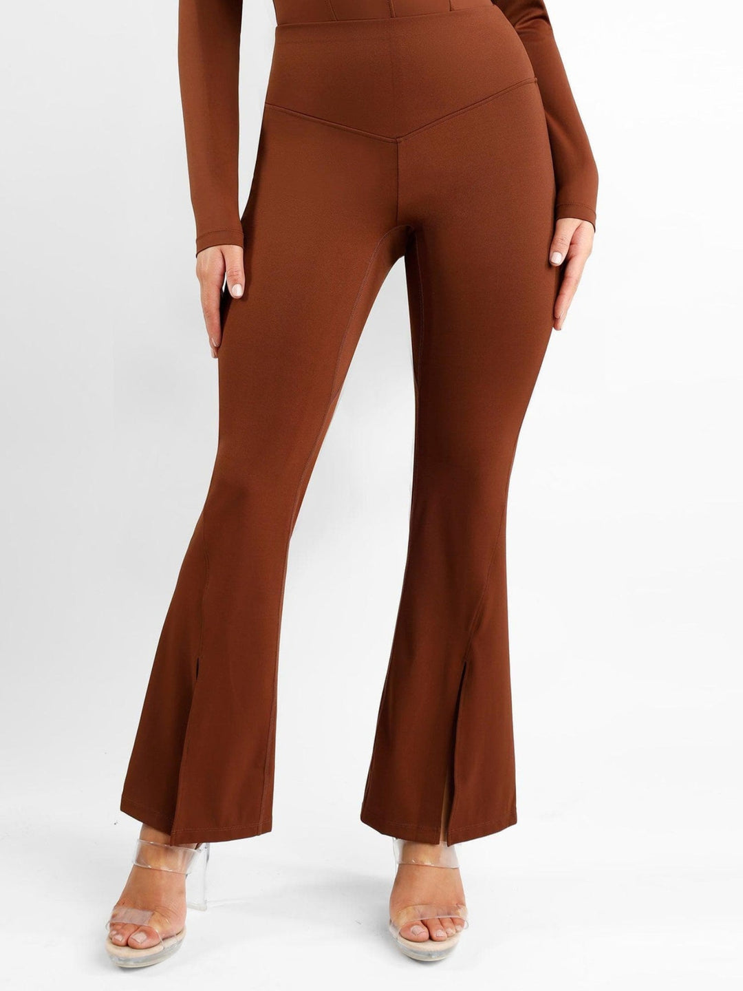 High-Waisted Front Slit Leggings