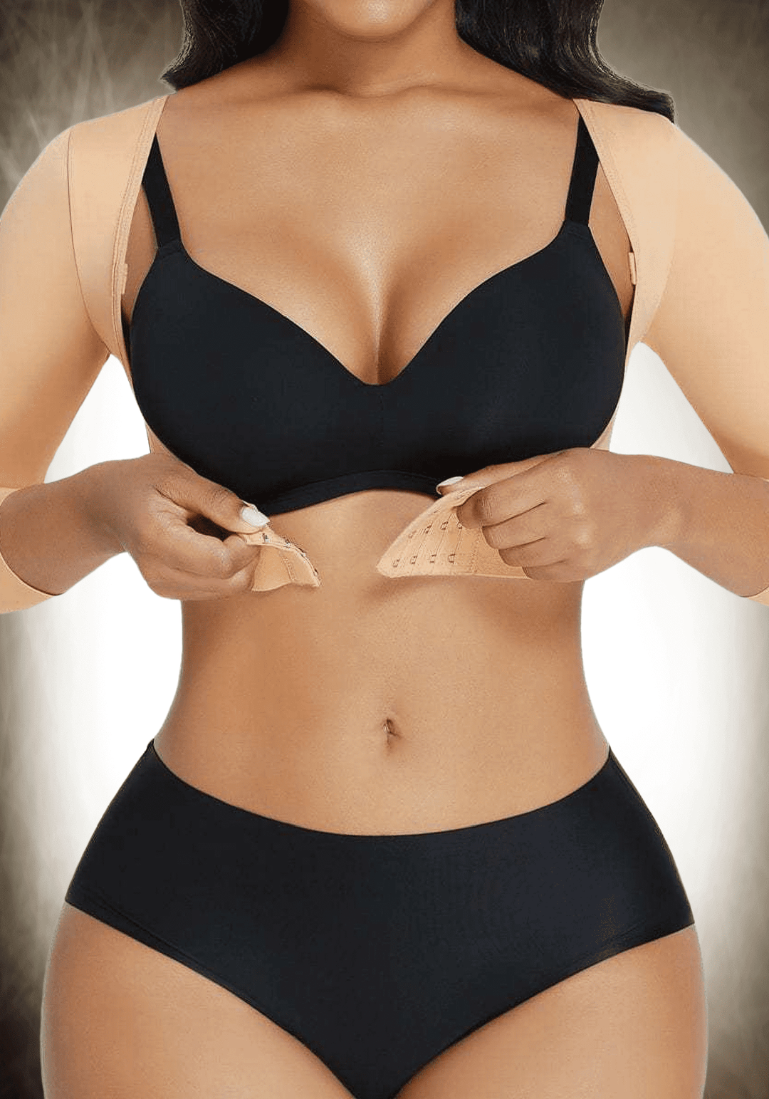 upper arm slimming body shaper seamless compression bra for women, slimming upper arms, back and bust support