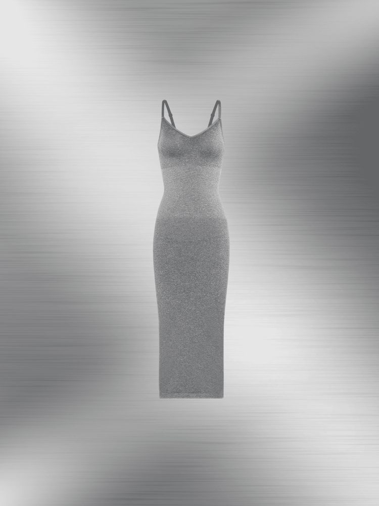 V-neck Maxi Shapewear Dress 