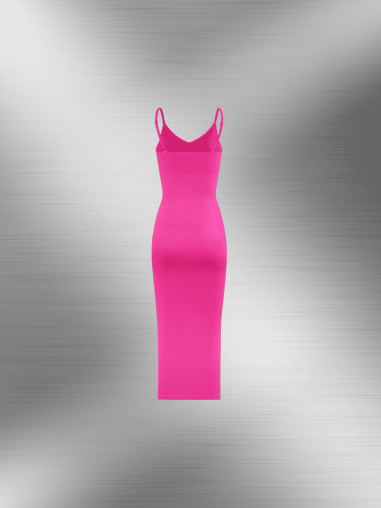V-neck Maxi Shapewear Dress 