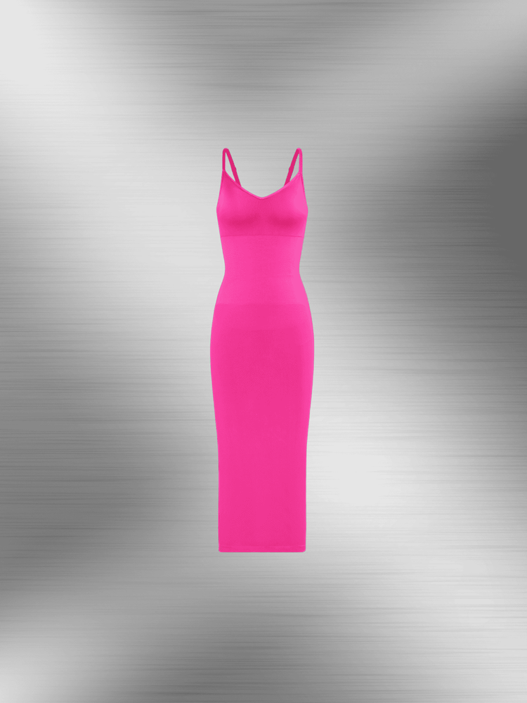 V-neck Maxi Shapewear Dress 