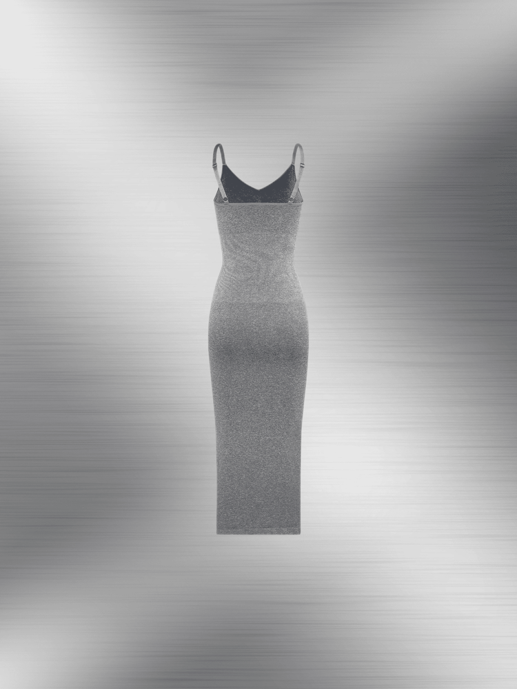 V-neck Maxi Shapewear Dress 